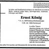 Koenig Ernst 1899-1986 Todesanzeige
